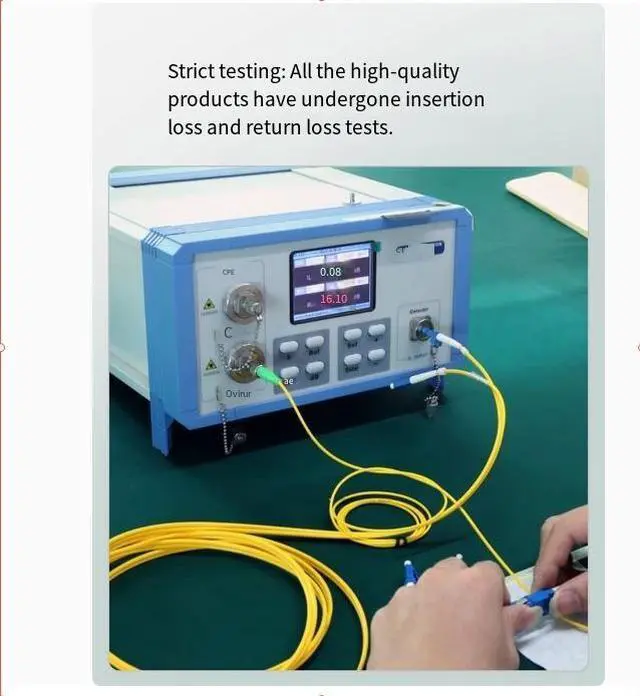 Alt view image 5 of 5 - YOUPUGUANG OM3 SC-ST  Duplex Multimode Fiber Patch Cable - 10G Gigabit, 3.0PVC Jacket, Ceramic Ferrule, for Switch/Data Center/Server, 1G/10G/40G Compatible ( Aqua Blue)