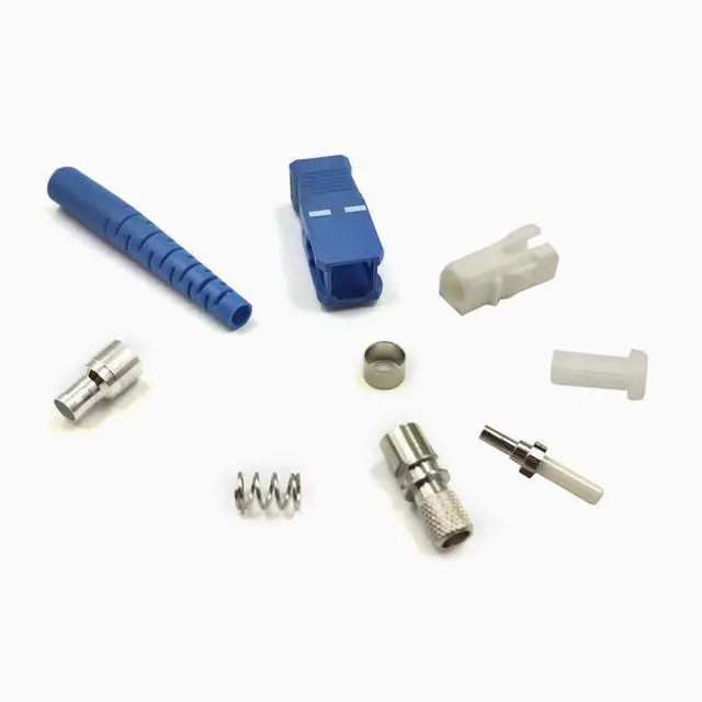 Alt view image 2 of 3 - SC/UPC single-mode single-core component 3.0 optical fiber connector, optical fiber component accessory sleeve, optical fiber connector 3.0mm wire diameter