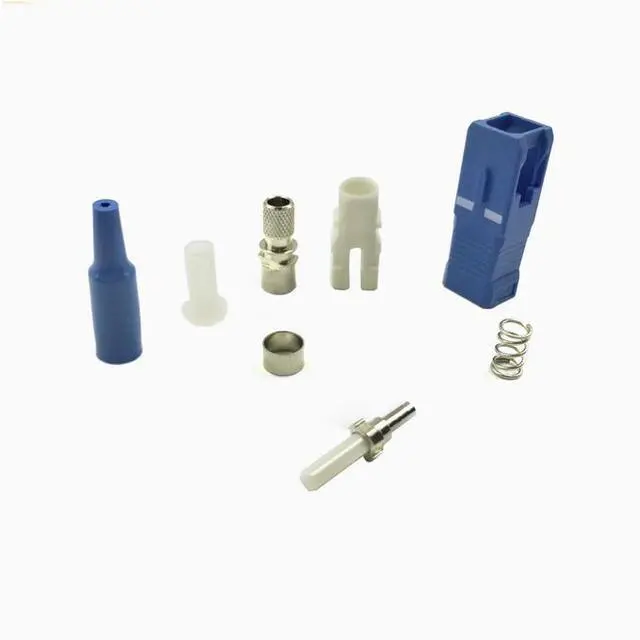 Alt view image 3 of 3 - SC/UPC single-mode single-core component 3.0 optical fiber connector, optical fiber component accessory sleeve, optical fiber connector 3.0mm wire diameter