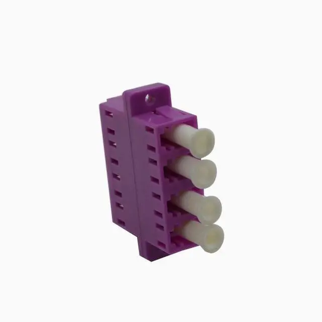 Alt view image 2 of 4 - LC four-port OM4 optical fiber adapter connector, optical fiber coupler adapter adapter adapter