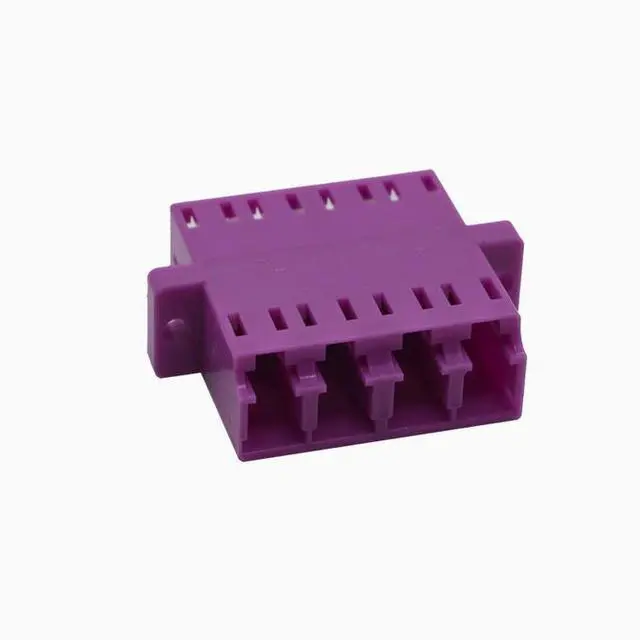 Alt view image 3 of 4 - LC four-port OM4 optical fiber adapter connector, optical fiber coupler adapter adapter adapter