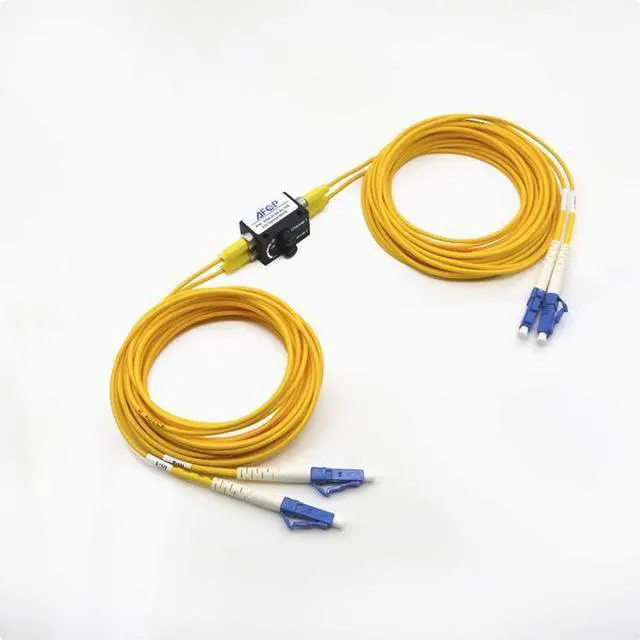 Alt view image 2 of 4 - 2 points 2 Single-mode optical fiber attenuator online adjustable coupler LC