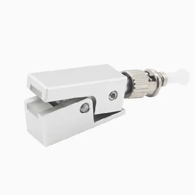 Main image of ST Single Mode Fiber Adapter 9/125m Bare Fiber Connector, Square Flange Coupler, Bayonet Style for Test Equipment