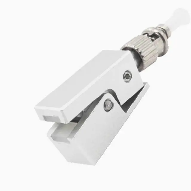 Alt view image 2 of 4 - ST Single Mode Fiber Adapter 9/125m Bare Fiber Connector, Square Flange Coupler, Bayonet Style for Test Equipment