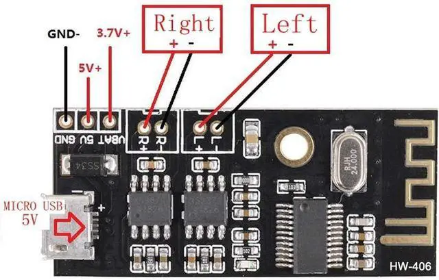 Alt view image 5 of 5 - 3pcs M38 Wireless Bluetooth MP3 Audio Receiver Board BLT 4.2 mp3 Lossless decoder Bluetooth 4.2 Audio Receiver Board Wireless Stereo Sound Module