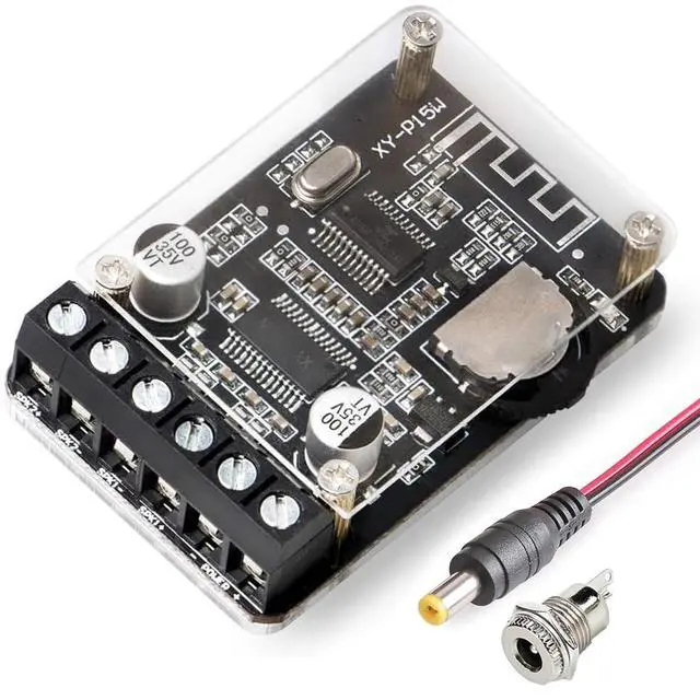 Main image of Audio Amplifier Board with BT 5.0, 10W 15W 20W 2.0 Dual Channel Stereo Wireless Mini Amp Module with Protective Shell