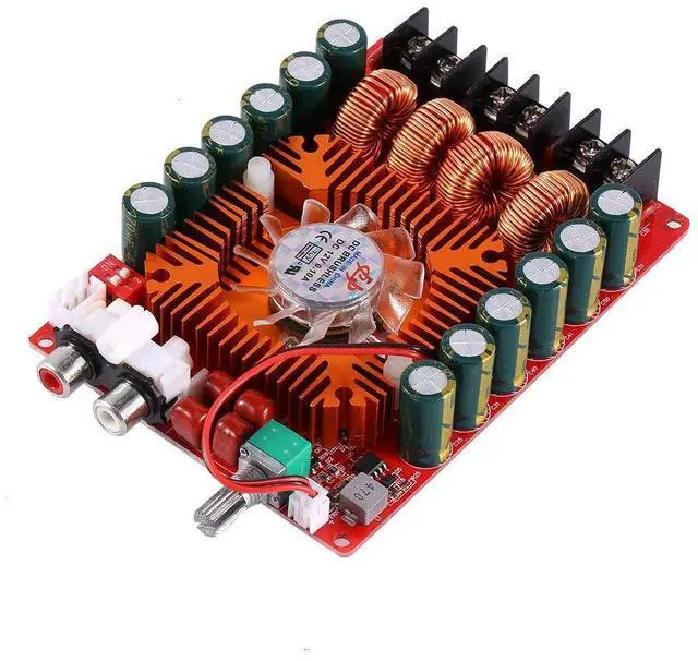 Alt view image 7 of 7 - TDA7498E 160w x2 Two Channel Audio Power Amplifier Board Digital Stereo Power AMP Module BTL Mode