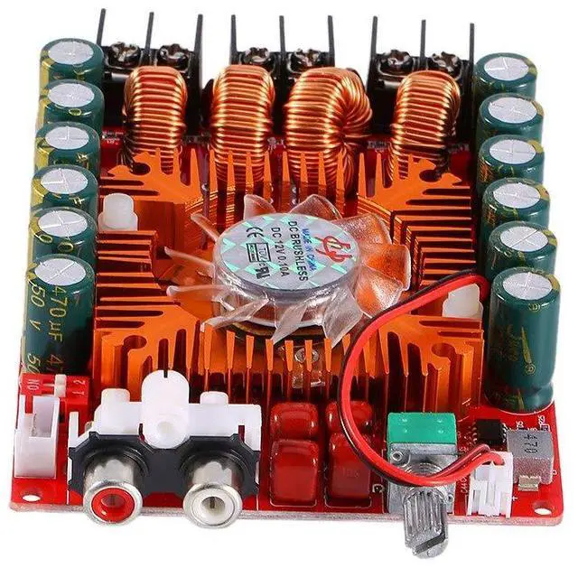 Alt view image 6 of 7 - TDA7498E 160w x2 Two Channel Audio Power Amplifier Board Digital Stereo Power AMP Module BTL Mode