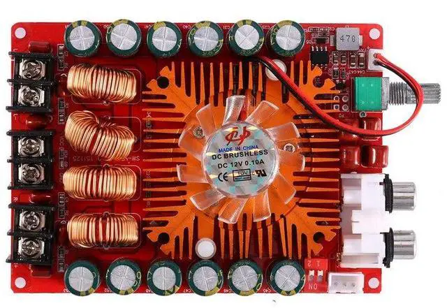 Alt view image 4 of 7 - TDA7498E 160w x2 Two Channel Audio Power Amplifier Board Digital Stereo Power AMP Module BTL Mode