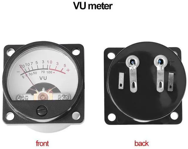 Alt view image 4 of 7 - 2PCS 12-15V/300mA VU Meter Warm Back Light Recording+Audio Level Amp with Driver Board, Electric Energy and Measuring Instruments