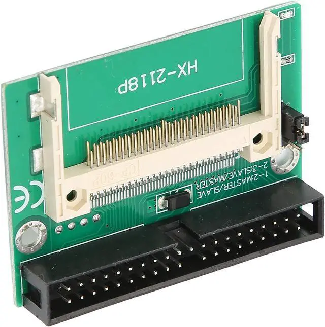 Alt view image 3 of 7 - CF to IDE Adapter, CF to 3.5 Inch 40 Pin IDE Converter Adapter Card, Anti?EMI Disk Desktop Adapter Card for Win CELinux