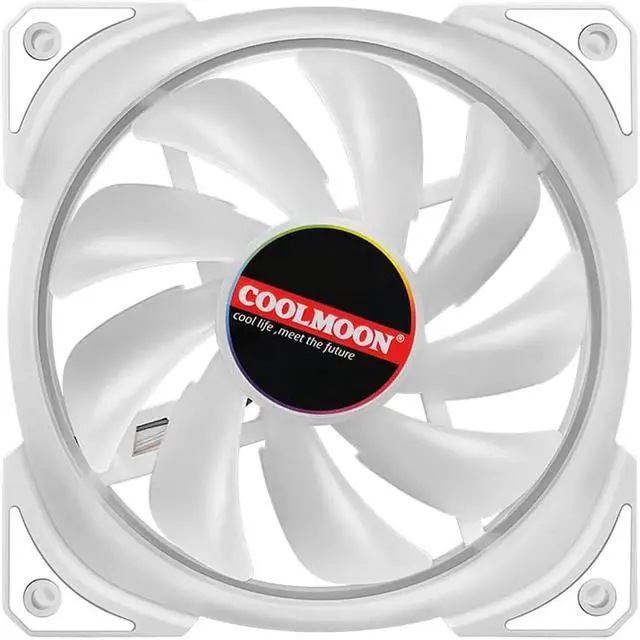 Alt view image 4 of 7 - Coolmoon SJ-I PC RGB Case Fan with IR Remote Controller