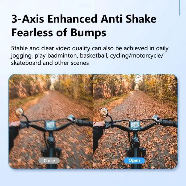 Alt view image 5 of 5 - G03 Thumb Camera 4K 30fps - Touch Screen Mini Body Camera, Wearable Pet POV, Magnetic Mount for Cycling/Vlogging