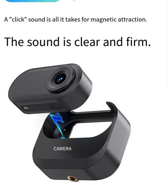 Alt view image 5 of 5 - 1080P Thumb Camera - Magnetic Charging Case, Wearable Pet POV, Mini Body Cam, Waterproof for Cycling/Outdoor