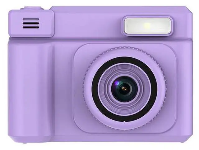 Main image of Children's Polaroid camera with half-color printing for taking photos and recording videos. High-quality appearance level. Children's cartoon camera as a gift. PUPLE