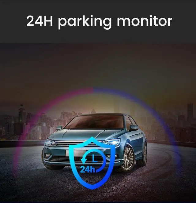 Alt view image 5 of 7 - 4G RemoteHigh-definition Vehicle Recorder Dual Recording Front and Rear with 170° Wide Angle Night Vision Enhancement Real-time Monitoring via Mobile Phone GPS Location Parking Guard Supports 512G