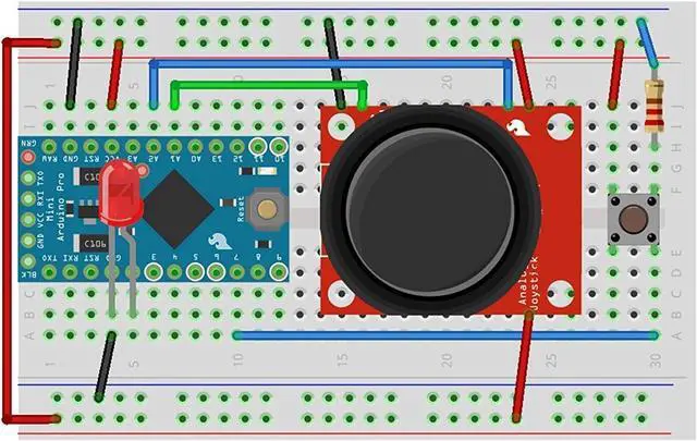 Alt view image 6 of 6 - Game Joystick Sensor Game Controller Sensor JoyStick Breakout Module for Arduino PS2 Raspberry Pi
