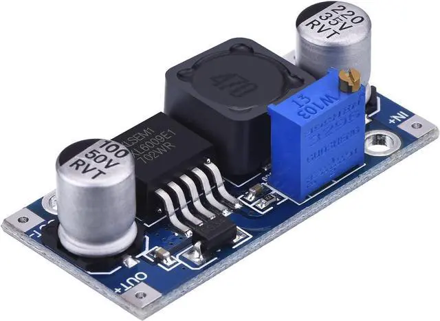Alt view image 2 of 4 - 5pcs XL6009 Boost Module DC-DC Adjustable Module DC3.0-30V to DC5-35V Output Voltage Power Converter Circuit Board Module 400KHz