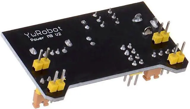 Alt view image 2 of 3 - 5pcs 3.3V 5V Power Supply Module for MB102 102 Prototype Breadboard DC 6.5-12V or USB Power Supply Module