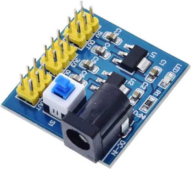 Alt view image 4 of 4 - 5pcs DC-DC 12V to 3.3V 5V Power Module 3.3V 5V 12V Multi Output Voltage Conversion