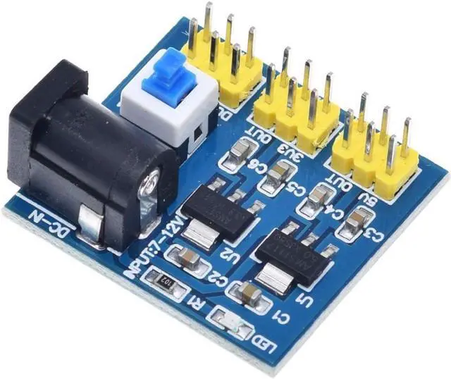 Alt view image 2 of 4 - 5pcs DC-DC 12V to 3.3V 5V Power Module 3.3V 5V 12V Multi Output Voltage Conversion