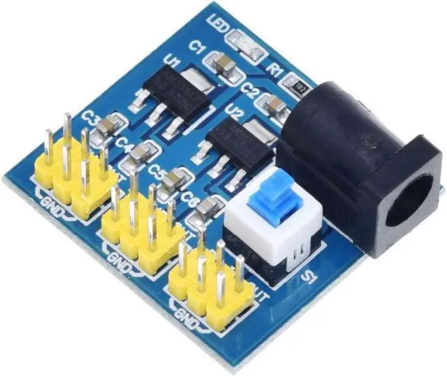 Alt view image 3 of 4 - 5pcs DC-DC 12V to 3.3V 5V Power Module 3.3V 5V 12V Multi Output Voltage Conversion