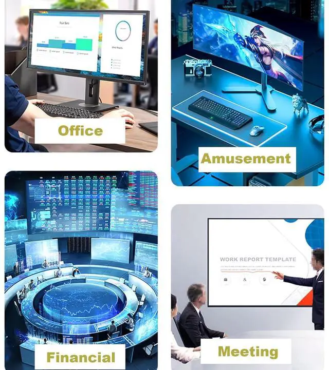 Alt view image 7 of 7 - MT-VIKI KVM Switch HDMI 2 Port Boxes, 4K@30Hz USB HDMI KVM Console for 2 PCs Share 1 HD Monitor and Keyboard Mouse with 2 USB Cables + Desktop Selector