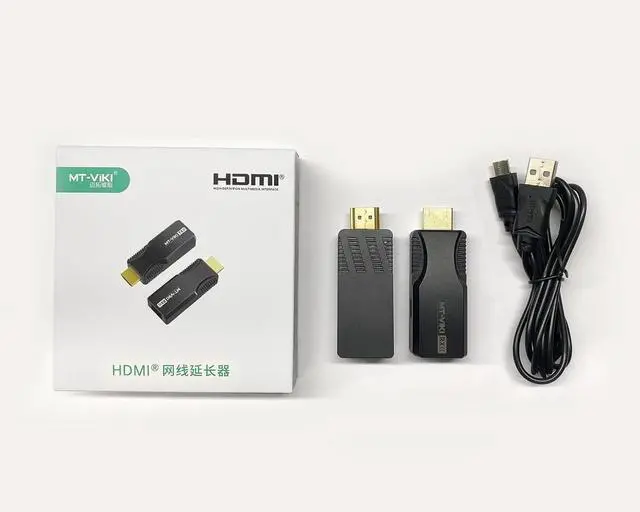 Alt view image 7 of 7 - MT-VIKI HDMI Extender Over Single Cat6/Cat 7 Cable 1080p@60Hz Full HD Uncompressed Transmit Up to 164 Ft(50m), EDID and POC Function Supported (Transmitter and Receiver)