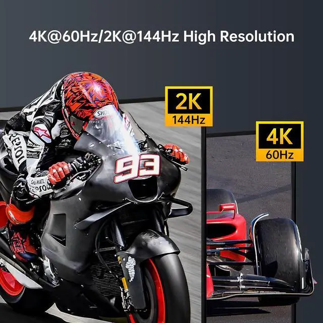 Alt view image 4 of 6 - MT-VIKI USB 3.0 KVM Switch HDMI, (3 USB-A+ 1 USB-C), 4K@60Hz/2K@144Hz KVM Switcher, 2 Computers 1 Monitor KVM with 4 USB 3.0 Port