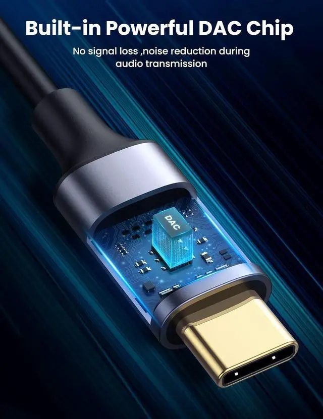 Alt view image 3 of 7 - UGREEN USB C to RCA Audio Cable Type C to 2RCA Male Jack Plug Adapter Car Auxiliary Stereo Speaker Amp Cord Compatible with iPhone 16 15 Pro Max/15 Pro/15 Plus, iPad Pro, Samsung S25, Pixel 9 Pro, 5FT