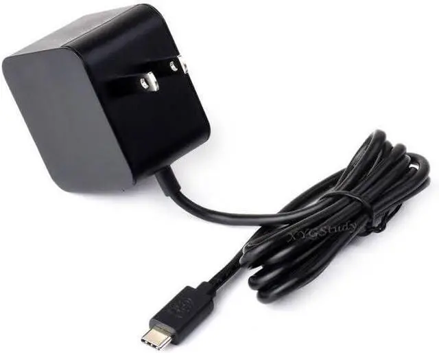 Alt view image 6 of 7 - Official 27W USB-C Power Supply for Raspberry Pi 5, 5.1V/5A, 9V/3A, 12V/2.25A, 15V/1.8A, Black US