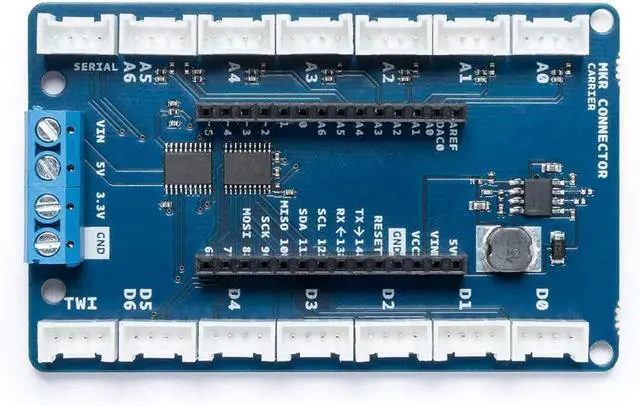 Alt view image 3 of 4 - Arduino MKR Connector Carrier [ASX00007]  Expansion Board for Arduino MKR Series | Breakout for Easy Connectivity with I/O, Sensors & Modules