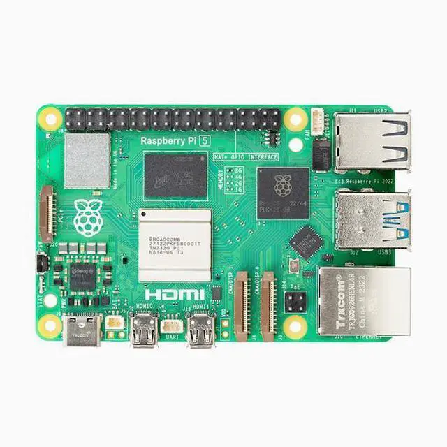 Alt view image 2 of 5 - Raspberry Pi 5 development board AI beginner kit PCIe programming motherboard IMX219 camera advanced package 2GB