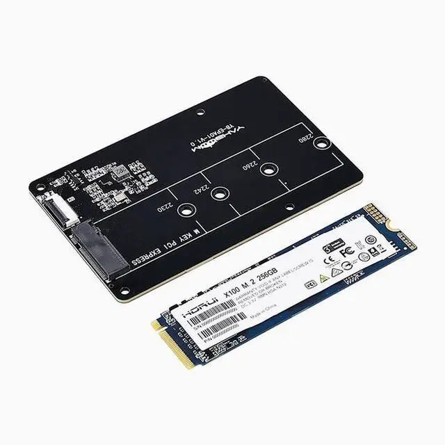 Alt view image 5 of 5 - Raspberry Pi 5 development board PCIe M.2 SSD package with 256GB M.2 hard drive