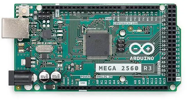 Alt view image 2 of 5 - Arduino Mega 2560 REV3 [A000067]  ATmega2560, 16MHz, 54 Digital I/O, 16 Analog Inputs, 256KB Flash, USB, Compatible with Arduino IDE for Advanced Projects