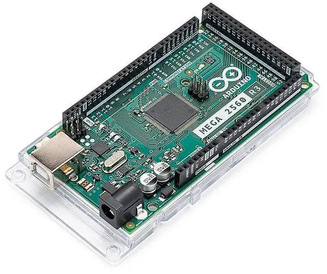 Main image of Arduino Mega 2560 REV3 [A000067]  ATmega2560, 16MHz, 54 Digital I/O, 16 Analog Inputs, 256KB Flash, USB, Compatible with Arduino IDE for Advanced Projects