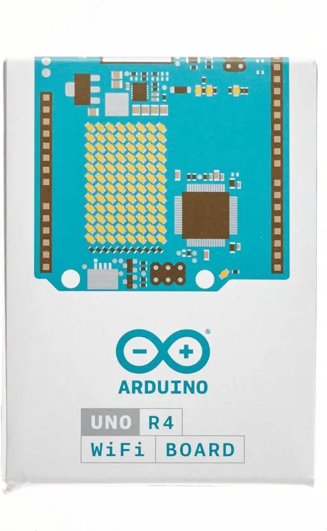 Alt view image 7 of 7 - Arduino UNO R4 WiFi [ABX00087]  Renesas RA4M1 + ESP32-S3, Wi-Fi, Bluetooth, USB-C, CAN, 12-bit DAC, OP AMP, Qwiic Connector, 12x8 LED Matrix for Advanced IoT & Embedded Projects
