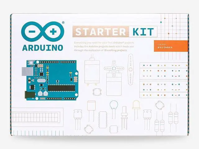 Alt view image 5 of 6 - Official Arduino Starter Kit [K000007]  12 DIY Projects with Electronic Components & English Projects Book  Original Kit from Italy