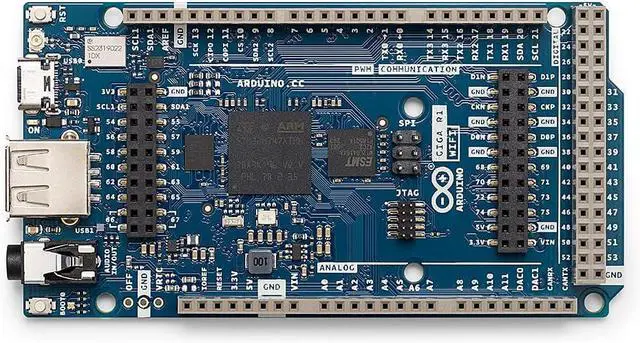 Alt view image 3 of 5 - Arduino Giga R1 WiFi [ABX00063]  High-Performance Microcontroller with Dual-Core ARM Cortex-M7 & M4, Wi-Fi, Bluetooth, and Advanced I/O for IoT & Edge Computing