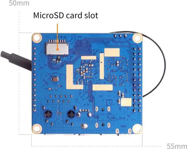 Alt view image 3 of 7 - Orange Pi Zero 3 2G Allwinner H618 LPDDR4 Quad Core 64 Bit Single Board Computer, Support 4K Display WiFi Bluetooth (Zero 3 2G)