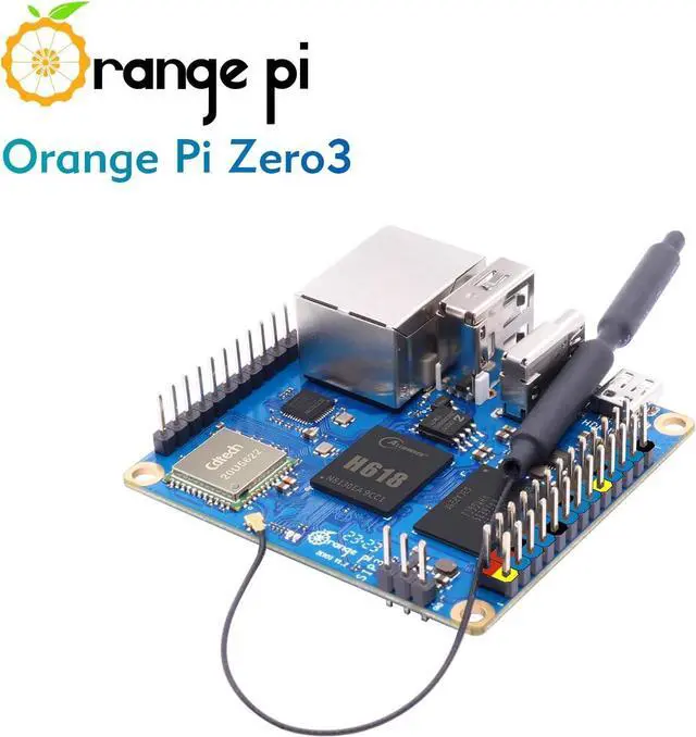 Alt view image 5 of 7 - Orange Pi Zero 3 2G Allwinner H618 LPDDR4 Quad Core 64 Bit Single Board Computer, Support 4K Display WiFi Bluetooth (Zero 3 2G)