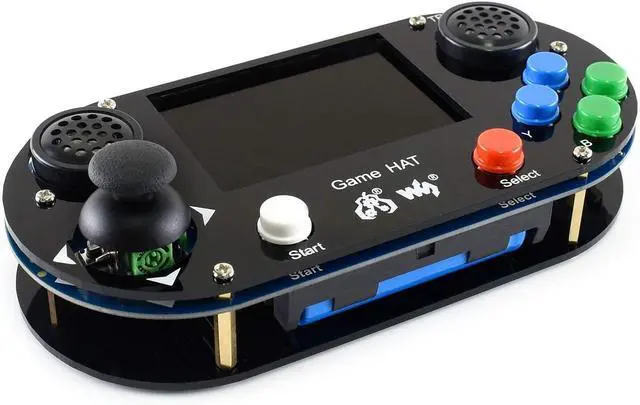 Alt view image 7 of 7 - Game HAT, Compatible with Raspberry Pi 4B/3B/3B+/Zero/Zero W/Zero WH, Retro Gaming Console wth 3.5inch IPS Screen, Joystick, and Buttons, 480×320, Onboard Speaker and Earphone Jack