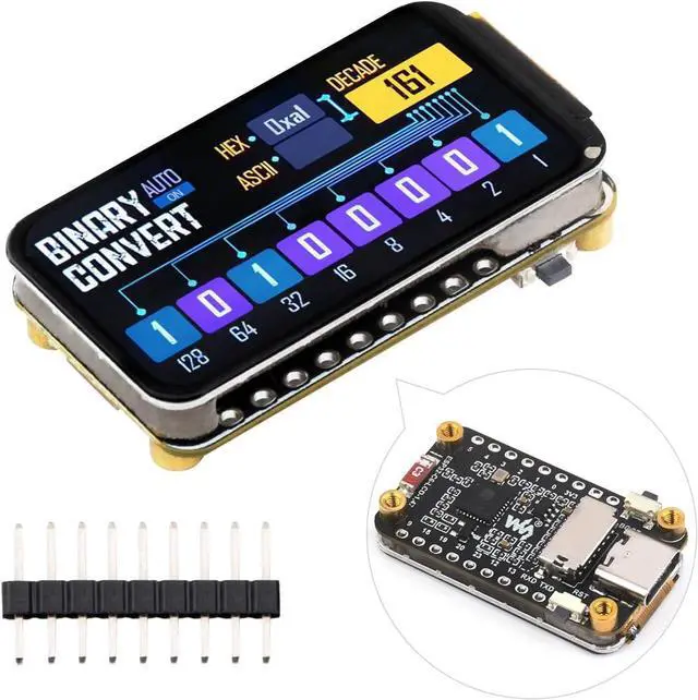 Main image of Waveshare ESP32-C6 1.47inch Display Development Board, 172×320, 262K Color, 160MHz Running Frequency Single-Core Processor, Supports Wi-Fi 6 & BLE, with Colorful RGB LED, ESP32 with Display
