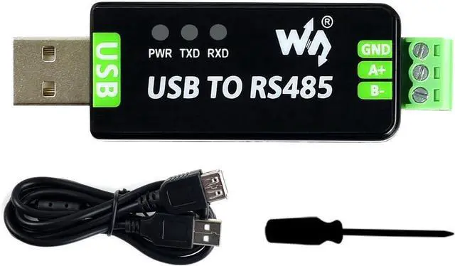 Main image of Waveshare USB to RS485 Converter with Protection Circuits, Compatible with TVs