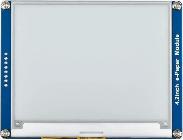 Alt view image 7 of 7 - Waveshare 4.2inch E-Ink Display Module Compatible with Raspberry Pi 5/4B/3B/Zero/Zero W/Zero 2W/Pico/Pico W/Pico WH, 400x300 Resolution SPI Interface
