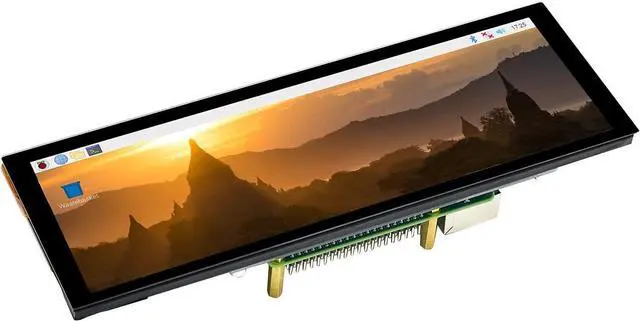 Main image of waveshare 11.9inch Capacitive Touch Screen LCD Compatible with Raspberry Pi 5/4B/3B+/3A+/2B/B+/A+/Zero/Zero W/WH/Zero 2W CM3+/4 400×1280 Resolution HDMI IPS Supports Jetson Nano/Windows