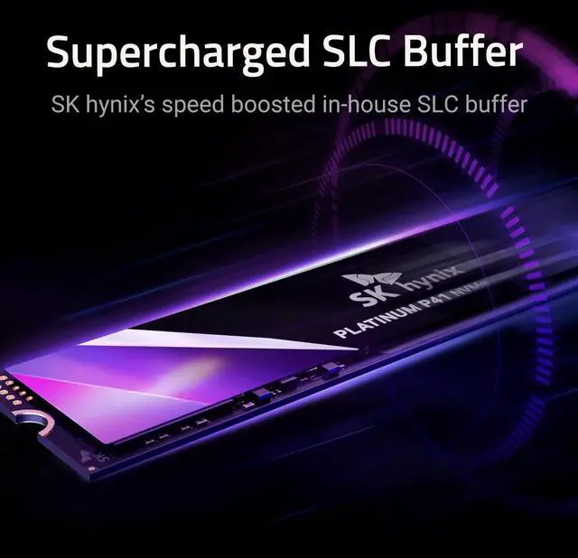 Alt view image 5 of 5 - SK hynix Platinum P41 1TB PCIe NVMe Gen4 M.2 2280 Internal Gaming SSD, Up to 7,000MB/S, Compact M.2 Form Factor - Internal Solid State Drive with 176-Layer NAND Flash