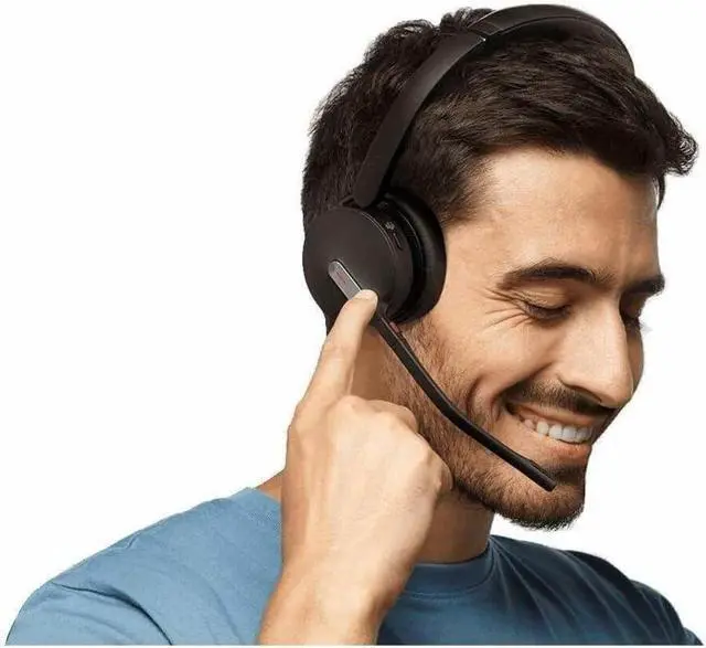 Alt view image 3 of 7 - Yealink BH70 UC Wireless Bluetooth Headset with Microphone for Work, up to 35h Talking Battery, Teams UC Compatible Headsets for Computer Mobile, 147g Lightweight Headphone for Open Office 50m Range