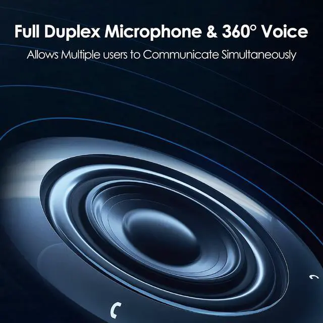 Alt view image 2 of 7 - Yealink Bluetooth Speakerphone Conference Microphone Teams Certified CP700 USB Full Duplex Noise Reduction Algorithm Home Office 360° Voice Pickup (Package Without dongle)