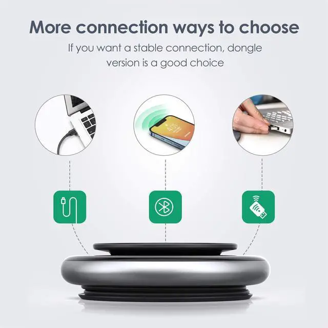 Alt view image 5 of 7 - Yealink Bluetooth Speakerphone Conference Microphone Teams-Certified CP900 Enhanced Noise Reduction Algorithm Home Office 360° Voice Pickup